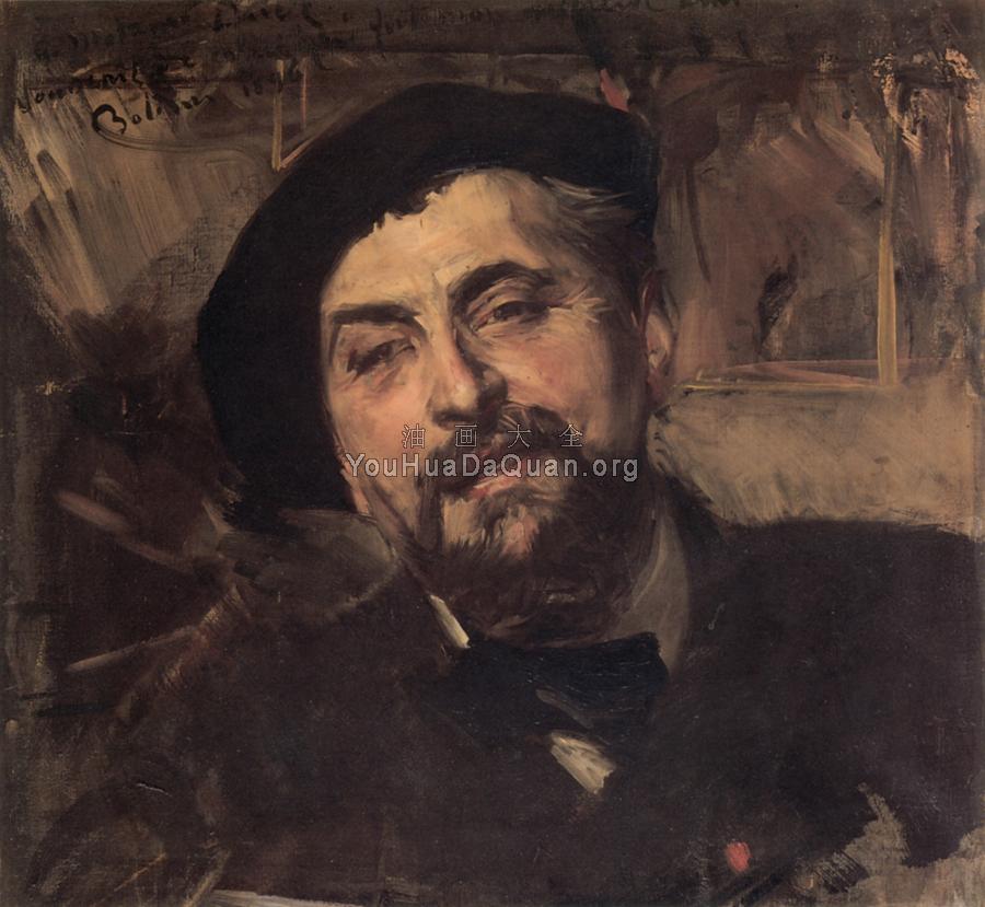 Portrait of the Artist Ernest-Ange Duez - 乔瓦尼·波尔蒂尼
